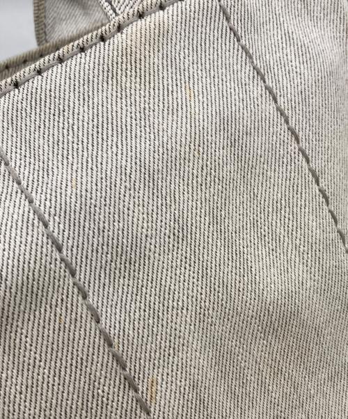 PRADA（プラダ）PRADA (プラダ) カナパデニムトートバッグ ライトグレーの古着・服飾アイテム