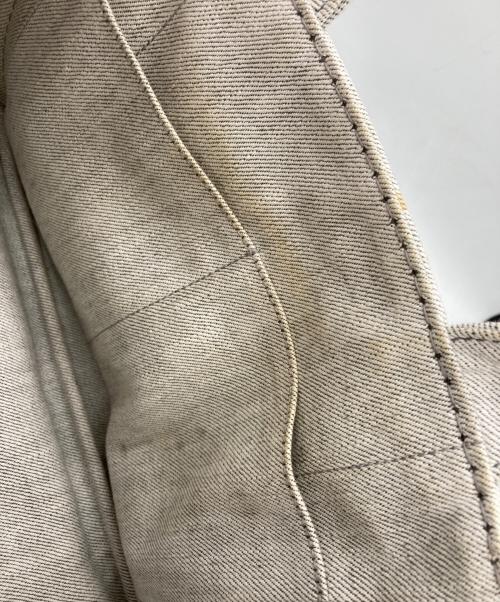 PRADA（プラダ）PRADA (プラダ) カナパデニムトートバッグ ライトグレーの古着・服飾アイテム