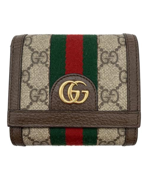 GUCCI（グッチ）GUCCI (グッチ) オフィディアコンパクトウォレットの古着・服飾アイテム