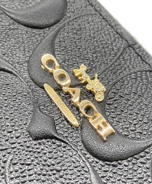 COACH（コーチ）COACH (コーチ) ラウンドファスナー財布 ブラックの古着・服飾アイテム