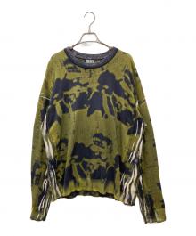 DIESEL（ディーゼル）の古着「プルオーバーニット」｜オリーブ