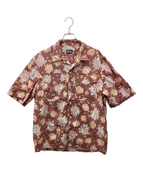 DIESEL（ディーゼル）DIESEL (ディーゼル) 半袖シャツ ピンク サイズ:Lの古着・服飾アイテム