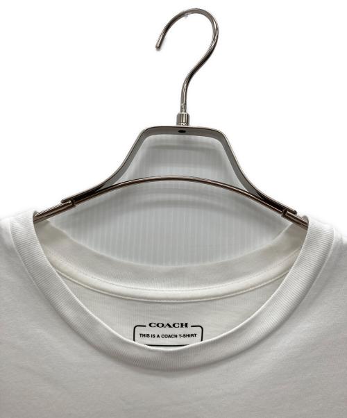 COACH（コーチ）COACH (コーチ) 半袖Tシャツ ホワイト サイズ:Ｍの古着・服飾アイテム
