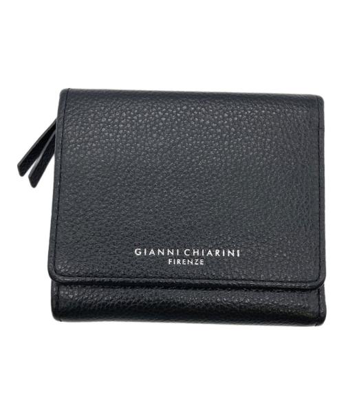 GIANNI CHIARINI（ジャンニ キアリーニ）GIANNI CHIARINI (ジャンニ キアリーニ) 3つ折り財布 ブラックの古着・服飾アイテム