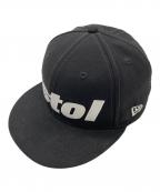 NEWERA×F.C.R.B.ニューエラ×エフシーレアルブリストル）の古着「キャップ」｜ブラック