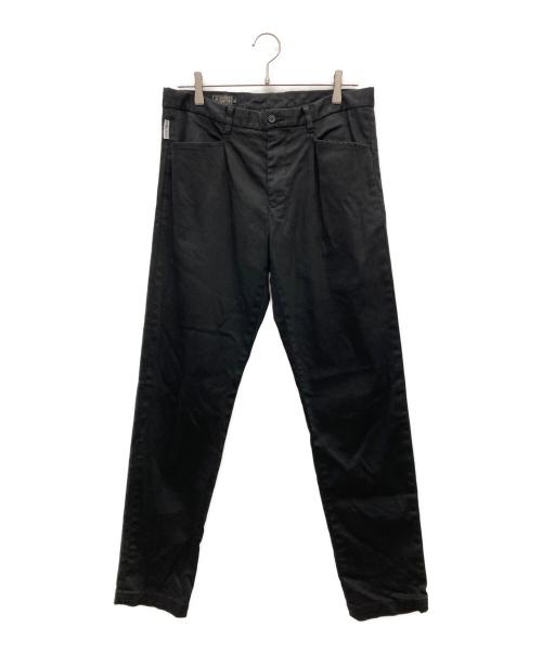 Hysteric Glamour（ヒステリックグラマー）Hysteric Glamour (ヒステリックグラマー) サークルガール プリント ストレッチテーパードパンツ ブラック サイズ:Ｌの古着・服飾アイテム