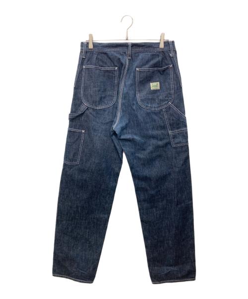 Hysteric Glamour（ヒステリックグラマー）Hysteric Glamour (ヒステリックグラマー) サイドボタンデニムペインターパンツ インディゴ サイズ:Ｍの古着・服飾アイテム