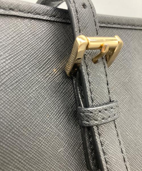 MICHAEL KORS（マイケルコース）MICHAEL KORS (マイケルコース) 2WAYサッチェルバッグ ブラックの古着・服飾アイテム