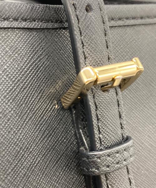 MICHAEL KORS（マイケルコース）MICHAEL KORS (マイケルコース) 2WAYサッチェルバッグ ブラックの古着・服飾アイテム