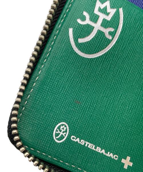 CASTELBAJAC（カステルバジャック）CASTELBAJAC (カステルバジャック) ラウンドファスナー財布 ブラックの古着・服飾アイテム