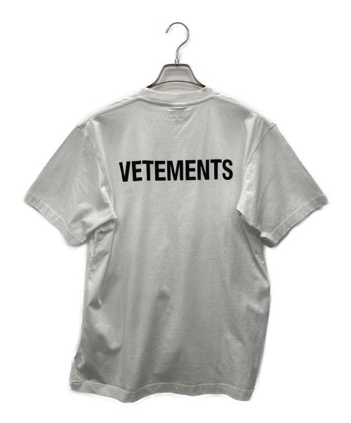 VETEMENTS（ヴェトモン）VETEMENTS (ヴェトモン) 半袖Tシャツ ホワイト サイズ:XSの古着・服飾アイテム