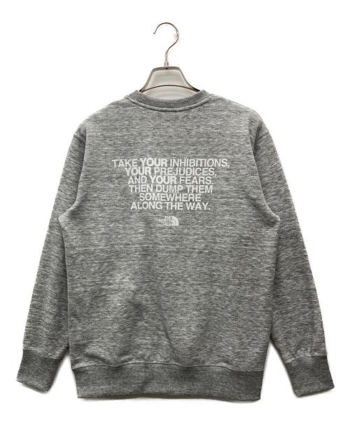 THE NORTH FACE（ザ ノース フェイス）THE NORTH FACE (ザ ノース フェイス) graphic SWEAT CREW グレー サイズ:XSの古着・服飾アイテム