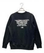 THE NORTH FACEザ ノース フェイス）の古着「graphic SWEAT CREW」｜ブラック