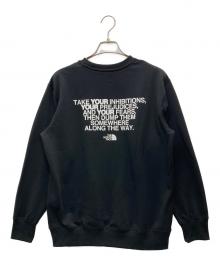 THE NORTH FACE（ザ ノース フェイス）の古着「graphic SWEAT CREW」｜ブラック