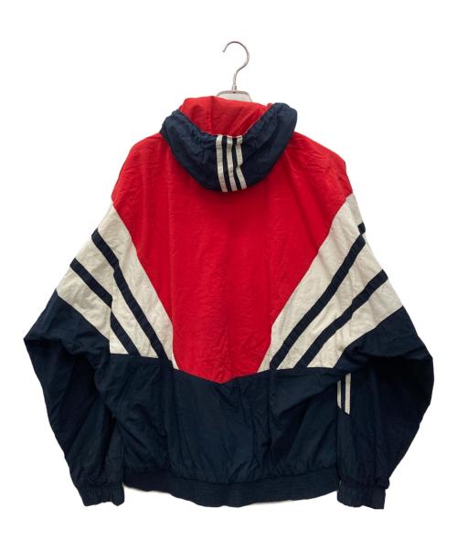 adidas（アディダス）adidas (アディダス) ナイロンジャケット トリコロールカラー サイズ:Lの古着・服飾アイテム