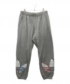 adidasアディダス）の古着「TRICOL SWEATPANTS」｜グレー