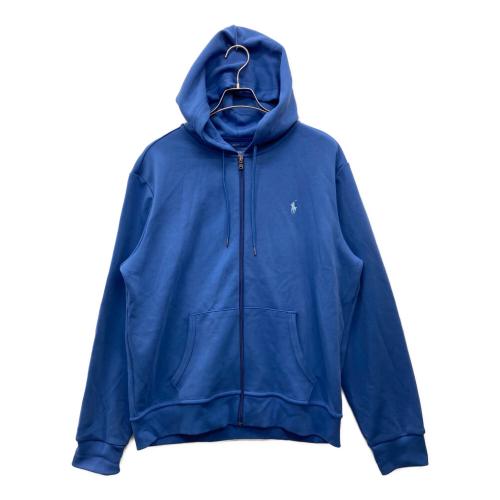 POLO RALPH LAUREN（ポロ・ラルフローレン）POLO RALPH LAUREN (ポロ・ラルフローレン) ジップパーカー ブルー サイズ:Lの古着・服飾アイテム
