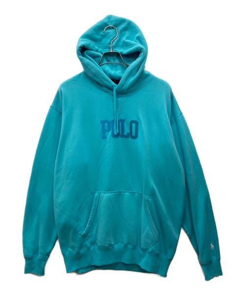 POLO RALPH LAUREN（ポロ・ラルフローレン）POLO RALPH LAUREN (ポロ・ラルフローレン) プルオーバーパーカー スカイブルー サイズ:Ｍ 未使用品の古着・服飾アイテム