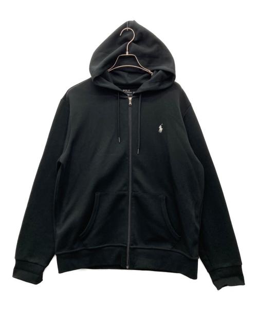 POLO RALPH LAUREN（ポロ・ラルフローレン）POLO RALPH LAUREN (ポロ・ラルフローレン) ジップパーカー ブラック サイズ:Lの古着・服飾アイテム