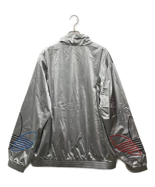 adidas（アディダス）adidas (アディダス) トリコロールトラックジャケット シルバー サイズ:XO 未使用品の古着・服飾アイテム