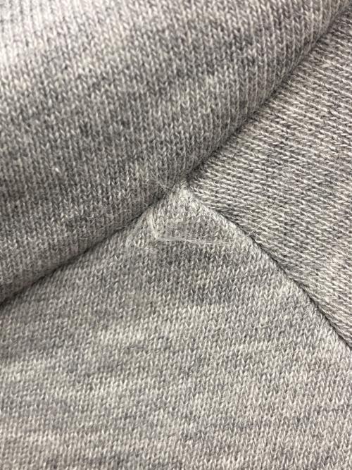 adidas（アディダス）adidas (アディダス) アディカラー トリコロール トレフォイル パーカー グレー サイズ:XOの古着・服飾アイテム