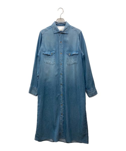 ticca（ティッカ）TICCA (ティッカ) シャツワンピース インディゴ サイズ:freeの古着・服飾アイテム