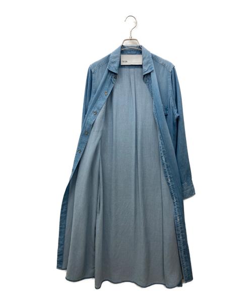ticca（ティッカ）TICCA (ティッカ) シャツワンピース インディゴ サイズ:freeの古着・服飾アイテム
