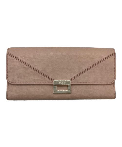 TOD'S（トッズ）TOD'S (トッズ) 長財布 ベージュの古着・服飾アイテム