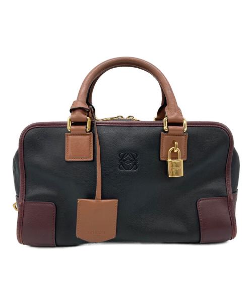 LOEWE（ロエベ）LOEWE (ロエベ) アマソナ28 ブラック×ブラウンの古着・服飾アイテム