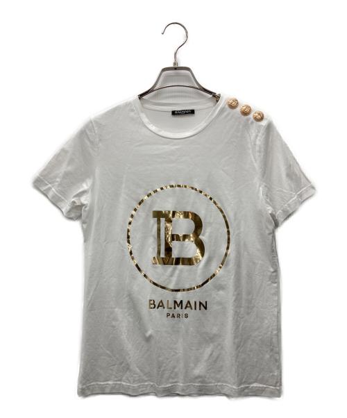 BALMAIN（バルマン）BALMAIN (バルマン) Tシャツ アイボリー サイズ:Sの古着・服飾アイテム