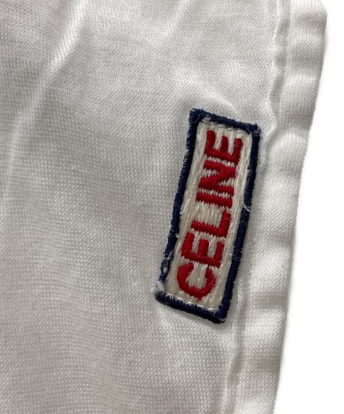 CELINE SPORTS（セリーヌ スポーツ）CELINE SPORTS (セリーヌ スポーツ) 半袖ポロシャツ ホワイト サイズ:40の古着・服飾アイテム