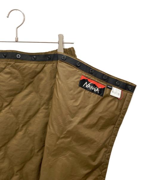 NANGA（ナンガ）NANGA (ナンガ) コットン オニオンキルト ダウンスカート カーキ サイズ:Fの古着・服飾アイテム