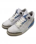 NIKEナイキ）の古着「AIR JORDAN 3 RETRO 【UNC】」｜ホワイト