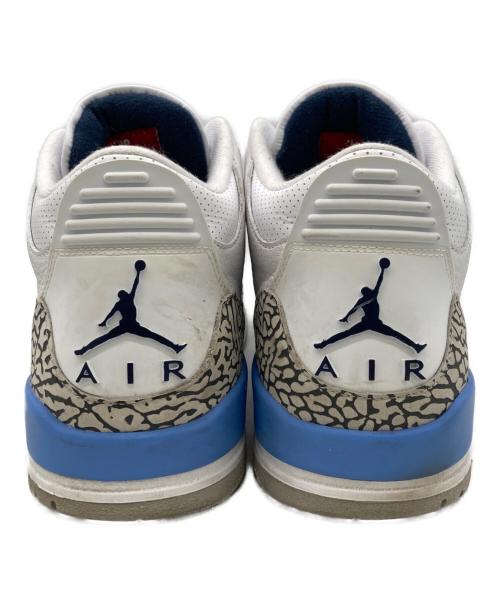 NIKE（ナイキ）NIKE (ナイキ) AIR JORDAN 3 RETRO 【UNC】 ホワイト サイズ:28.5cmの古着・服飾アイテム