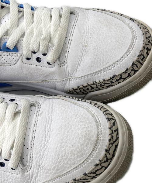 NIKE（ナイキ）NIKE (ナイキ) AIR JORDAN 3 RETRO 【UNC】 ホワイト サイズ:28.5cmの古着・服飾アイテム