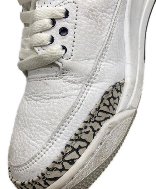 NIKE（ナイキ）NIKE (ナイキ) AIR JORDAN 3 RETRO 【UNC】 ホワイト サイズ:28.5cmの古着・服飾アイテム