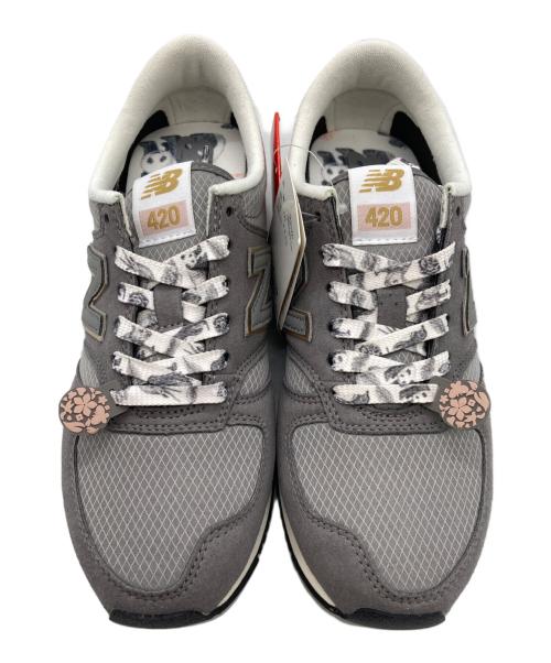NEW BALANCE（ニューバランス）NEW BALANCE (ニューバランス) earth music & ecology (アース ミュージック＆エコロジー) パンダスニーカー グレー サイズ:23.0cm 未使用品の古着・服飾アイテム