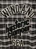 中古・古着 WIND AND SEA (ウィンダンシー) Hysteric Glamour (ヒステリックグラマー) 長袖チェックシャツ ブラック×グレー サイズ:XL：22000円