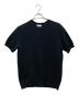 MACKINTOSH LONDON（マッキントッシュ ロンドン）の古着「交編メランジコットンニットT」｜ブラック