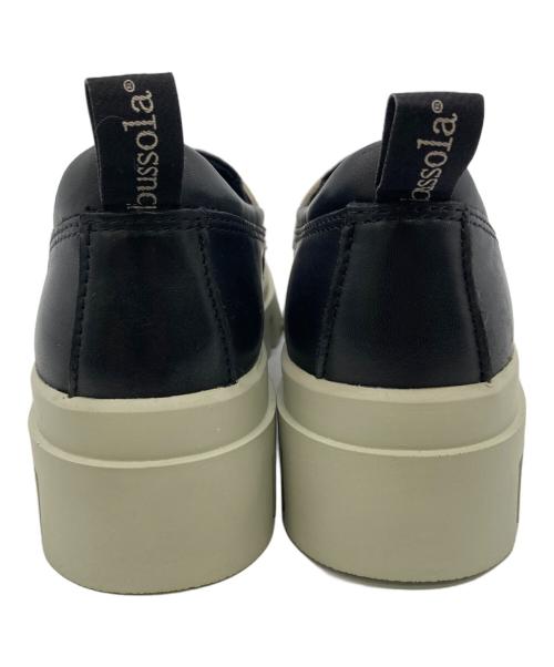 bussola（ブソラ）bussola (ブソラ) 厚底コインローファー ブラック サイズ:37の古着・服飾アイテム