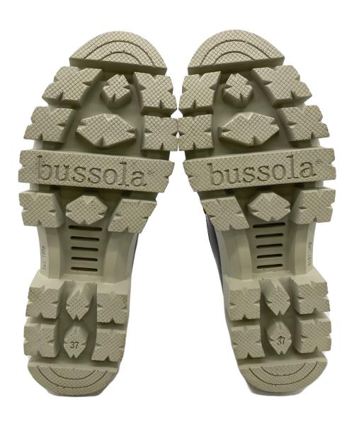 bussola（ブソラ）bussola (ブソラ) 厚底コインローファー ブラック サイズ:37の古着・服飾アイテム