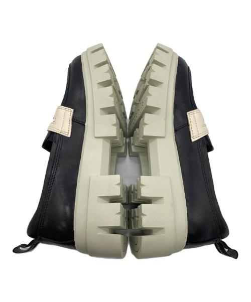 bussola（ブソラ）bussola (ブソラ) 厚底コインローファー ブラック サイズ:37の古着・服飾アイテム