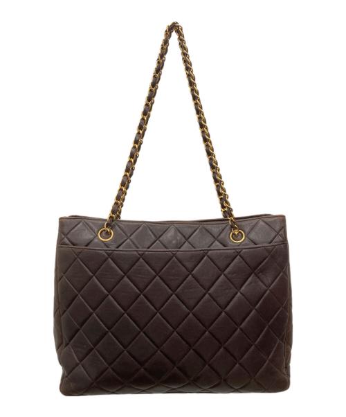 CHANEL（シャネル）CHANEL (シャネル) チェーンショルダーバッグ ブラウンの古着・服飾アイテム