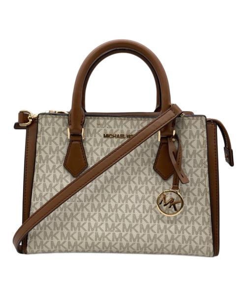 MICHAEL KORS（マイケルコース）MICHAEL KORS (マイケルコース) 2WAYバッグ ブラウンの古着・服飾アイテム