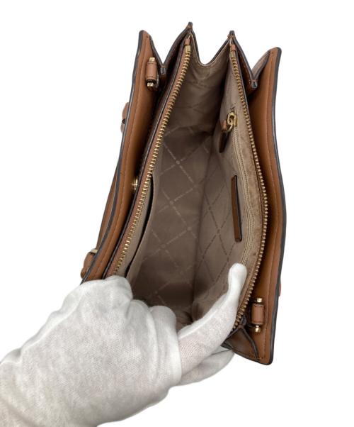 MICHAEL KORS（マイケルコース）MICHAEL KORS (マイケルコース) 2WAYバッグ ブラウンの古着・服飾アイテム