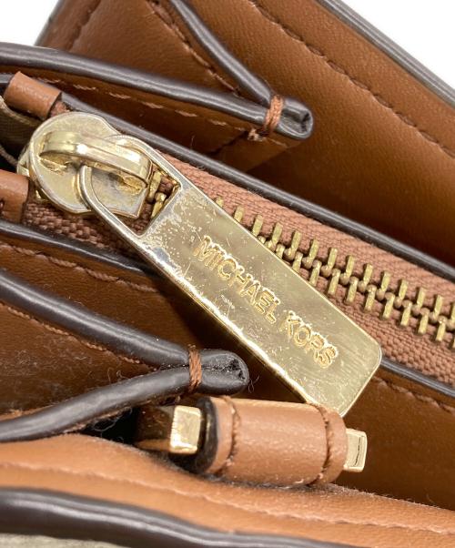 MICHAEL KORS（マイケルコース）MICHAEL KORS (マイケルコース) 2WAYバッグ ブラウンの古着・服飾アイテム