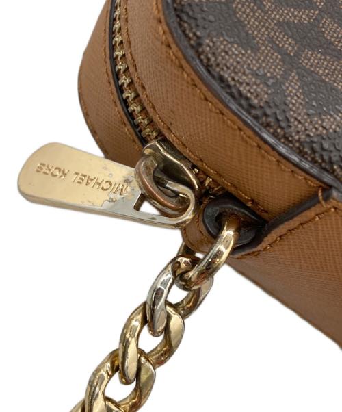 MICHAEL KORS（マイケルコース）MICHAEL KORS (マイケルコース) ショルダーバッグ ブラウンの古着・服飾アイテム