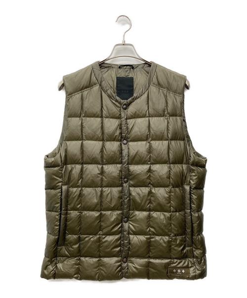 TATRAS（タトラス）TATRAS (タトラス) ブロックキルトライトダウンベスト オリーブ サイズ:04の古着・服飾アイテム
