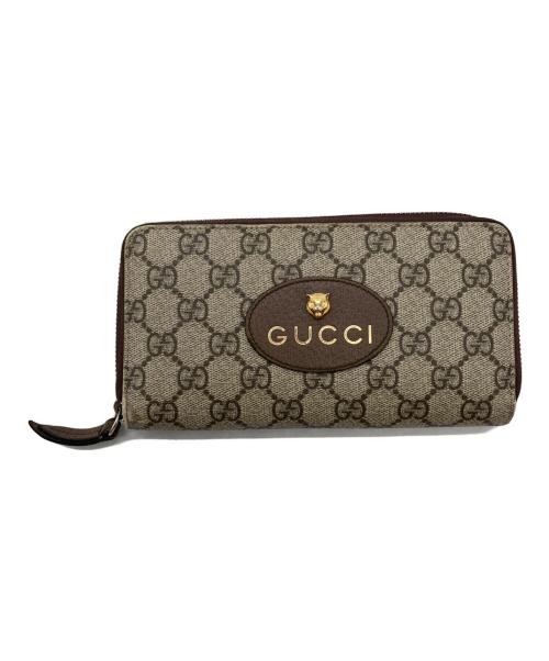 GUCCI（グッチ）GUCCI (グッチ) ネオヴィンテージ GGスプリーム ジップアラウンドウォレットの古着・服飾アイテム