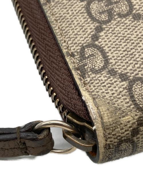 GUCCI（グッチ）GUCCI (グッチ) ネオヴィンテージ GGスプリーム ジップアラウンドウォレットの古着・服飾アイテム